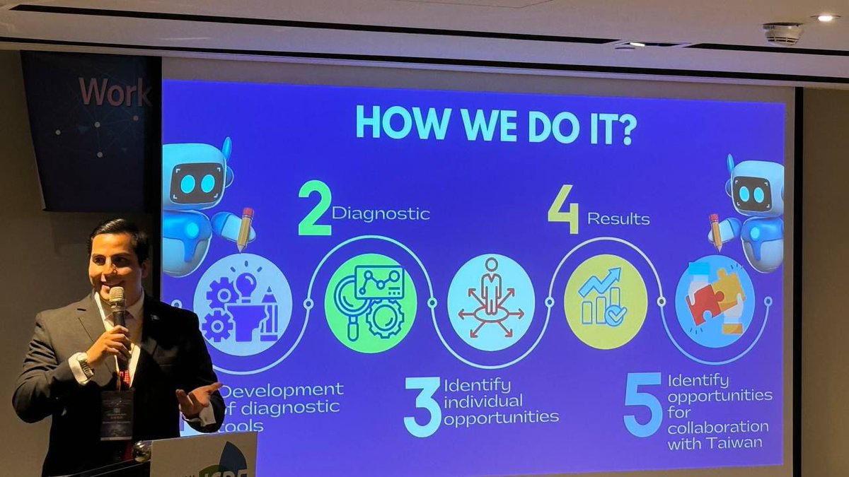 CECOMSGUA's tweet photo. Nos enorgullece la representación de GRETECA, adscrita a CECOMS, en el Taller de Transformación Digital en Taiwán. Interactuando con 34 países, evaluando la situación de Guatemala y fortaleciendo la cooperación en inversiones y logística. #TransformaciónDigital #Guatemala https://t.co/3yCjTjMvMK