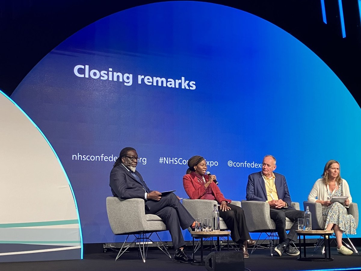 Danny Silk (@danny_silk) on Twitter photo And that’s a wrap for #NHSConfedExpo! Great ideas throughout the two days and closing comments from all the speakers, especially <a href="/BolaOwolabi8/">Bola Owolabi</a> on leadership and using the privilege of our voices for impact. Congrats <a href="/Voa1234/">Victor Adebowale</a> and the <a href="/NHSConfed/">NHS Confederation</a> team. And that’s a wrap for #NHSConfedExpo! Great ideas throughout the two days and closing comments from all the speakers, especially <a href="/BolaOwolabi8/">Bola Owolabi</a> on leadership and using the privilege of our voices for impact. Congrats <a href="/Voa1234/">Victor Adebowale</a> and the <a href="/NHSConfed/">NHS Confederation</a> team.