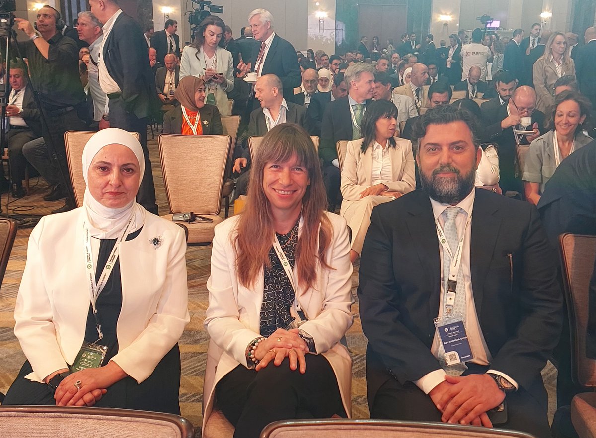EBRD's tweet photo. Excited to see our @HeikeHarmgart representing us at the inaugural EU Business Forum in #Jordan!

The #EUJOForum2024 forum is spotlighting digital and green initiatives, while exploring ways to mobilise EU investments and strengthen economic cooperation in Jordan. https://t.co/uYn612J3iZ