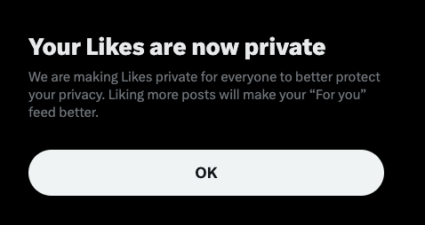 lexKrasny's tweet photo. Oh great, now I can finally like all the nazi shit I want without fear of scrutiny! Thanks @elonmusk https://t.co/5v8jw6bYjh
