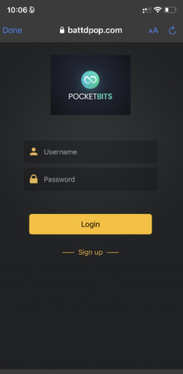 Phishing Alert!
Scam sites are using our Logo/Name without any authorisation or affiliation.

Our official domain is Pocketbits.in, and the Android app is
play.google.com/store/apps/det…
Do not interact with any other site or person claiming to be affiliated with PocketBits.
