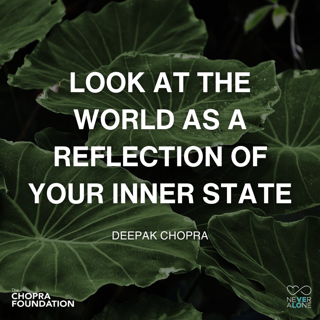 ChopraFNDN's tweet image. See the world as a mirror reflecting your inner landscape. Today, observe with mindfulness, for the external is a reflection of the internal. What you project, you perceive. 🌐💖 #InnerReflection #DeepakChopraWisdom #MindfulObservation