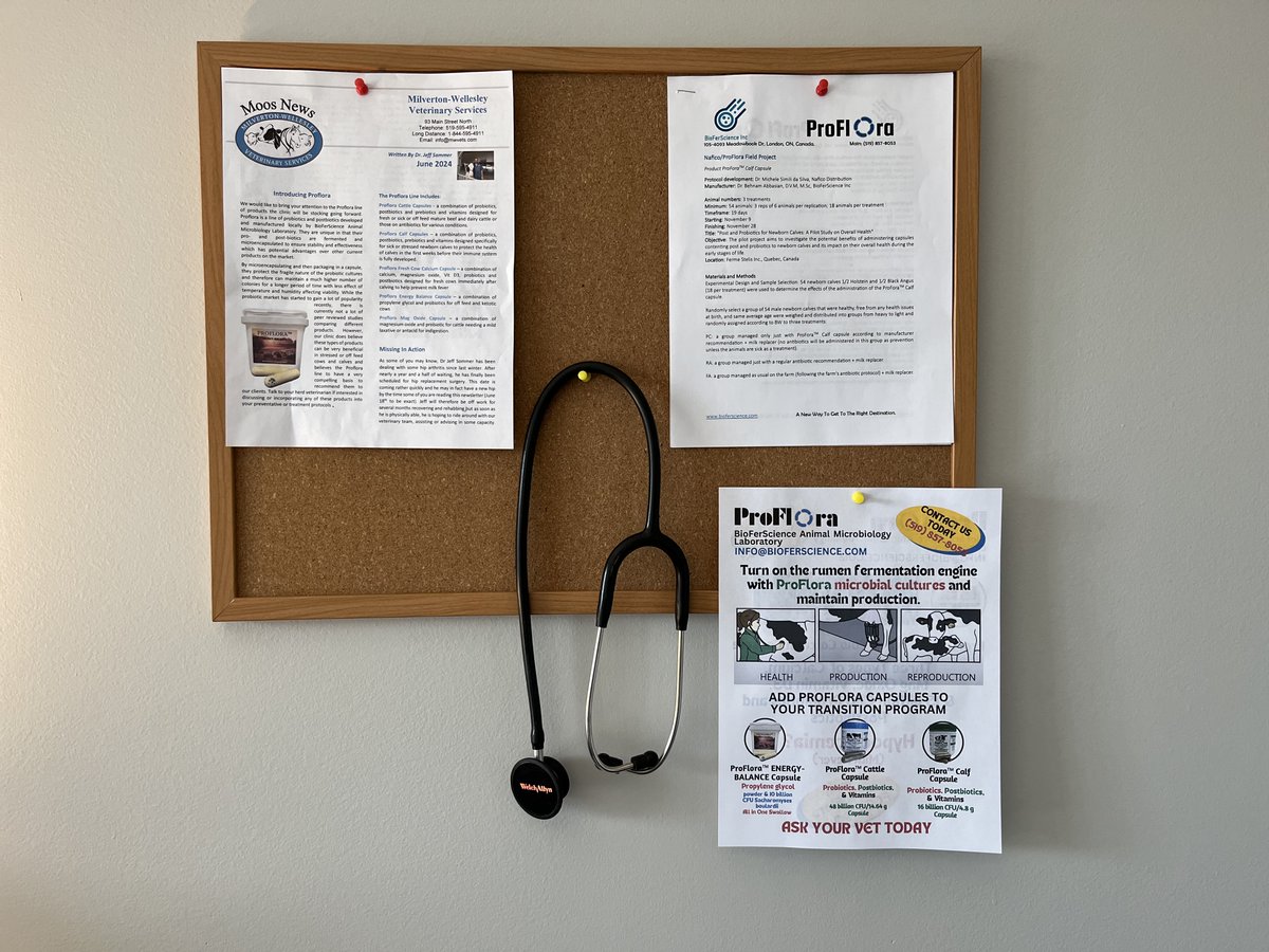 ProFlora_Cap's tweet photo. ProFlora is the brainchild of a veterinarian and a microbiologist. It's meticulously fermented and manufactured under their vigilant supervision. We take pride in our collaboration with numerous veterinary services across Canada!
Ask your VET today!
#proflora #dairycow #calves https://t.co/exCnouIIZj