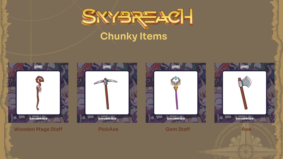 Just to tease you a bit... some of the items that Chunkies can have! 😉