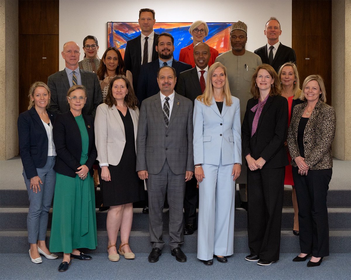 Pleased to chair <a href="/UNCERF/">CERF - The UN's emergency fund</a> Advisory Group at <a href="/GermanyUNGeneva/">Germany UN Geneva 🇩🇪🇪🇺🇺🇦</a> today &amp; tomorrow. Inspiring discussions on how to increase critical funding to sustain this lifeline for people affected by humanitarian crises. 1/2