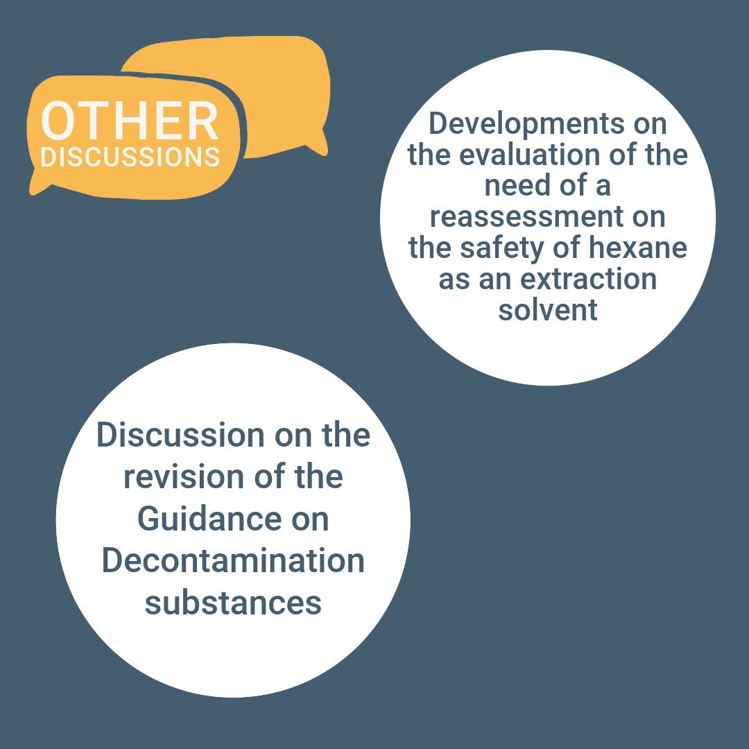 EFSA_EU's tweet photo. #ICYMI: Discover the latest adoptions &amp; discussions from the open plenary meeting of the scientific panel on #FoodContactMaterials, #Enzymes and Processing Aids (CEP).

Check out the snapshot here 👇

#OpenEFSA https://t.co/Ug5IiotHNL