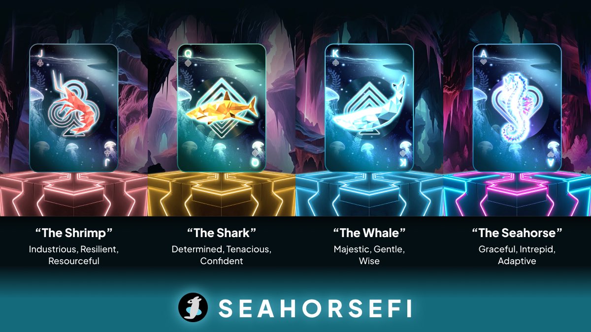 SeahorseFi's tweet image. $SEA you soon in the Abyss. The premiere collection that will set SeahorseFi on the path towards decentralized governance and many more exciting stuffs. Limited numbers only.

Watch this space closely and don't forget to turn on notifications from us 💡

#defichain