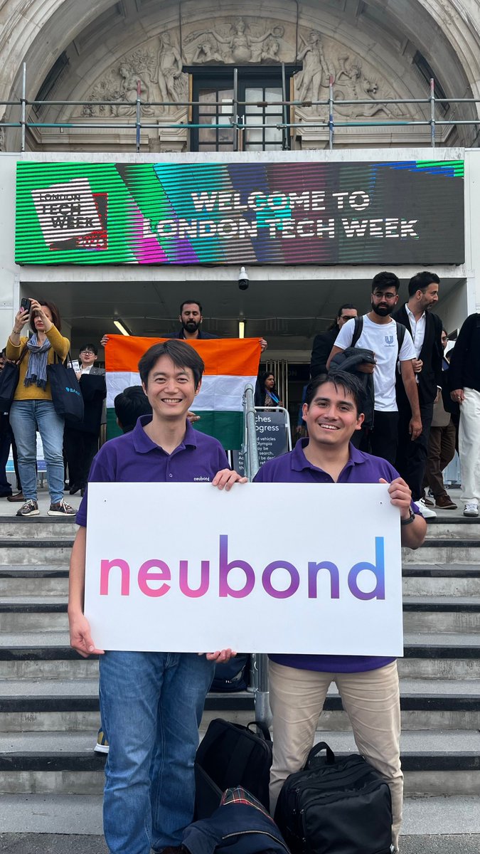 neubond (@neubondtech) on Twitter photo We had such an incredible few days exhibiting at the vibrant #LondonTechWeek! It's always amazing to interact with the tech community and share how @neubond is creating a new space in stroke rehab!
#LondonTechWeek #LTW24 #startup #healthtech #wearabletech <a href="/LDNTechWeek/">London Tech Week</a> We had such an incredible few days exhibiting at the vibrant #LondonTechWeek! It's always amazing to interact with the tech community and share how @neubond is creating a new space in stroke rehab!
#LondonTechWeek #LTW24 #startup #healthtech #wearabletech <a href="/LDNTechWeek/">London Tech Week</a>