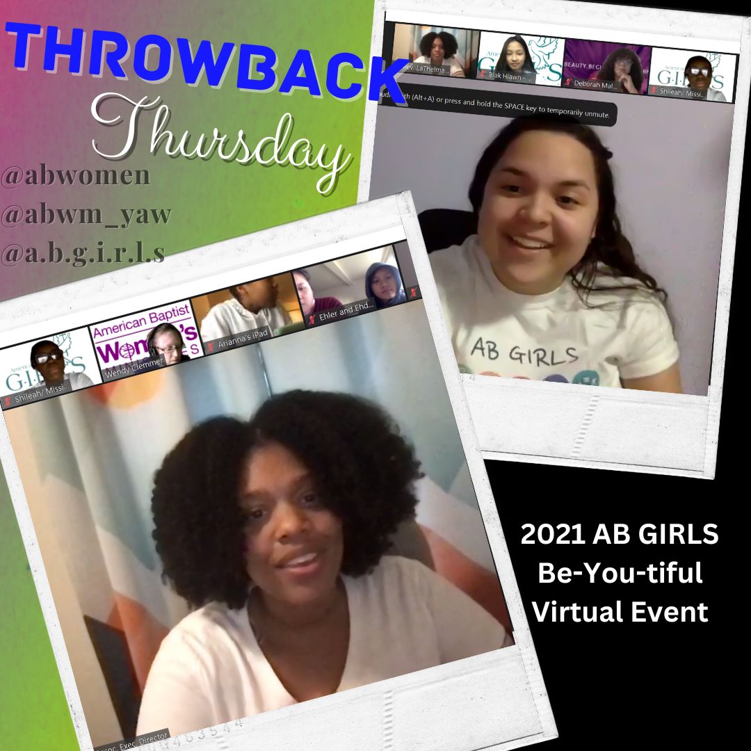 abgirls's tweet image. #ABWM #ABYAW #ABGIRLS #ThrowbackThursday #tbt #thursday #memories #women #girls #meeting #goodtimes #2021 #national #recollect #together #beYou #be #gathering #fun #fellowship #amistad #friendship #grow #virtual
