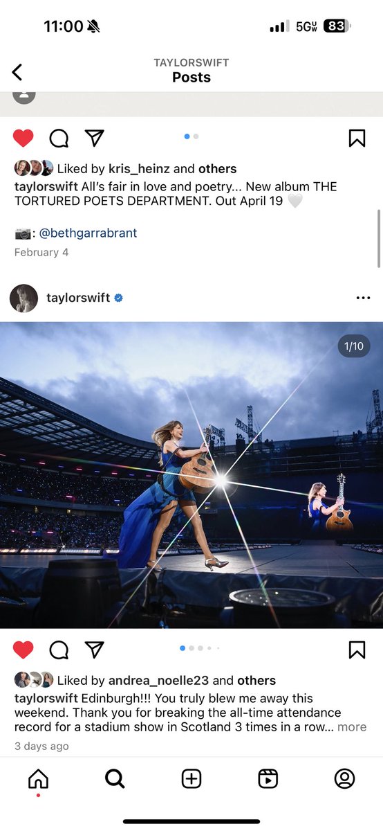 amerriman13's tweet image. You guys the lights in the pictures from the last 3 shows count down…3…2…1 🤡🐍😜 #ReputationTaylorsVersion 100th show is gonna be wild!!!! #TSTTPD