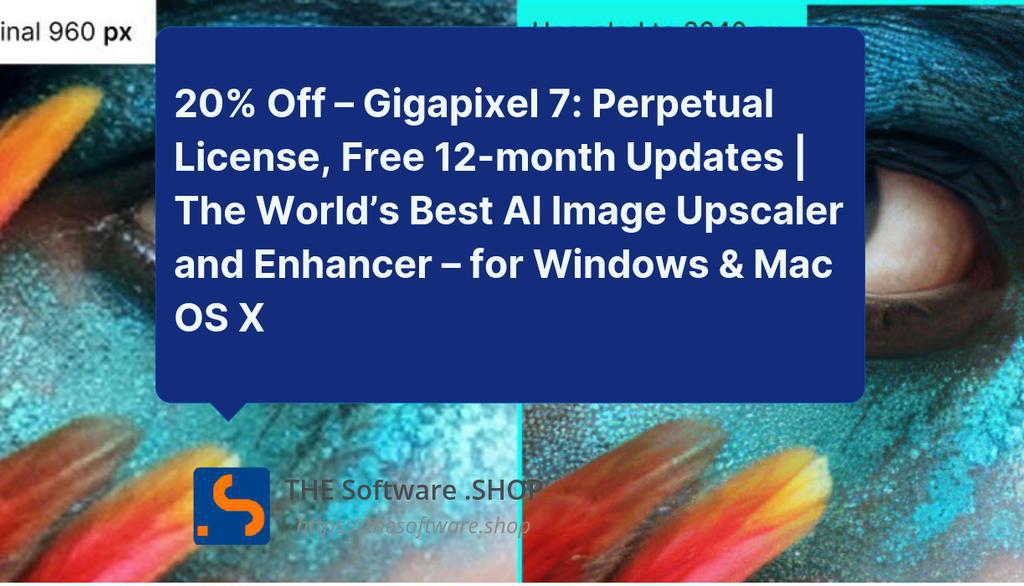 NewestDownload's tweet image. From eliminating compression artifacts to restoring facial details, Gigapixel AI breathes new life into previously unusable images.

Read more 👉 lttr.ai/ATq4a

#AiImageUpscaler #AiImageUpscalerMagnific #ImageUpscaled #ImageUpscaler