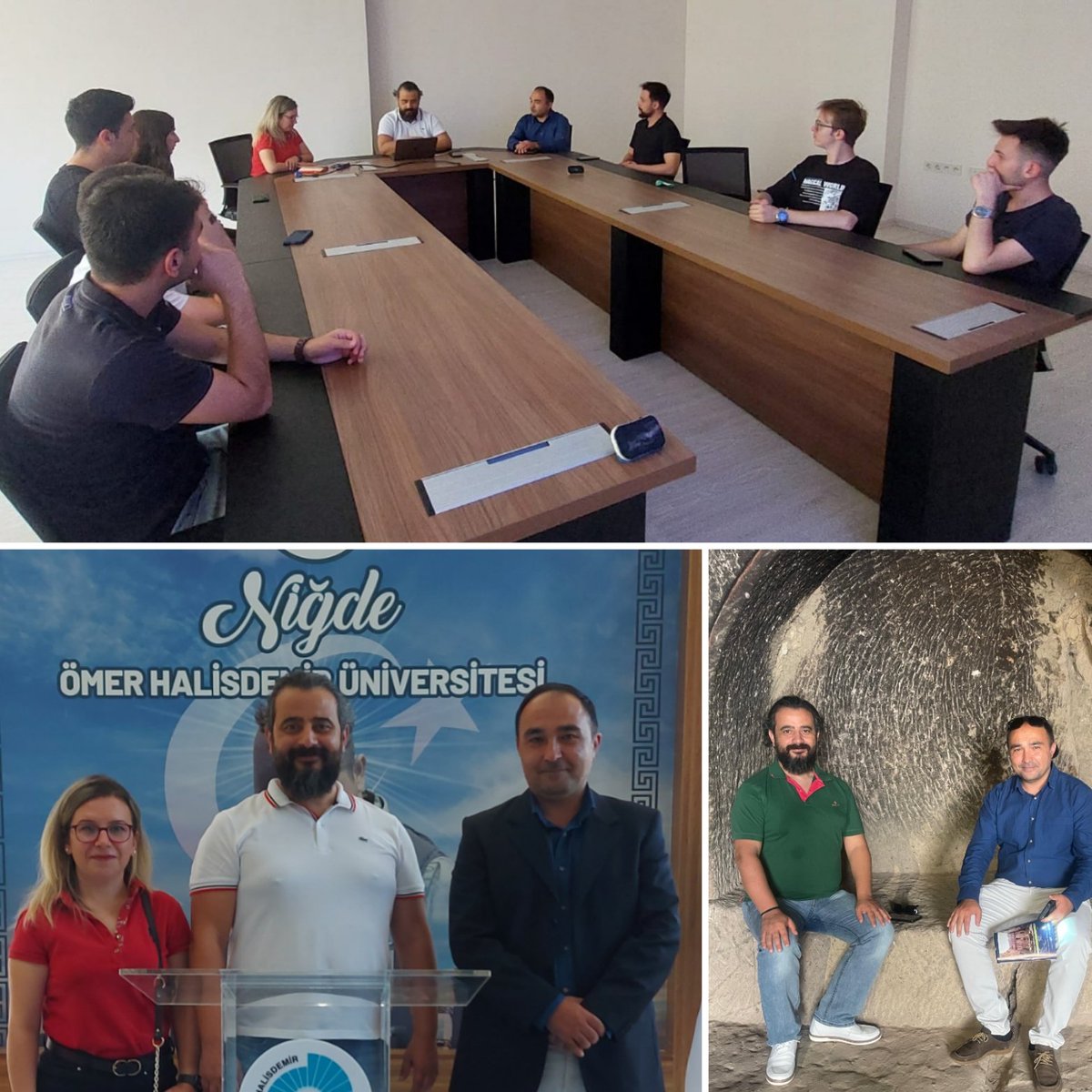 Yönetim Kurulu Başkanımız Prof. Dr. <a href="/memduh_aslan/">Memduh Aslan</a>,  Niğde Ömer Halisdemir Üniversitesi'de Altınpuan pilot uygulama kapsamında Niğde  Görev Gücü ve koordinasyonu sağlayacak Dr.Öğr.Ü. Özlem Tümer <a href="/ZlemTmer/">ÖsSslem 🎀</a> ve Dr. Emre Atsan <a href="/emre_atsan1/">Emre Atsan</a> hocalarımızla değerlendirme toplantısı yaptı.