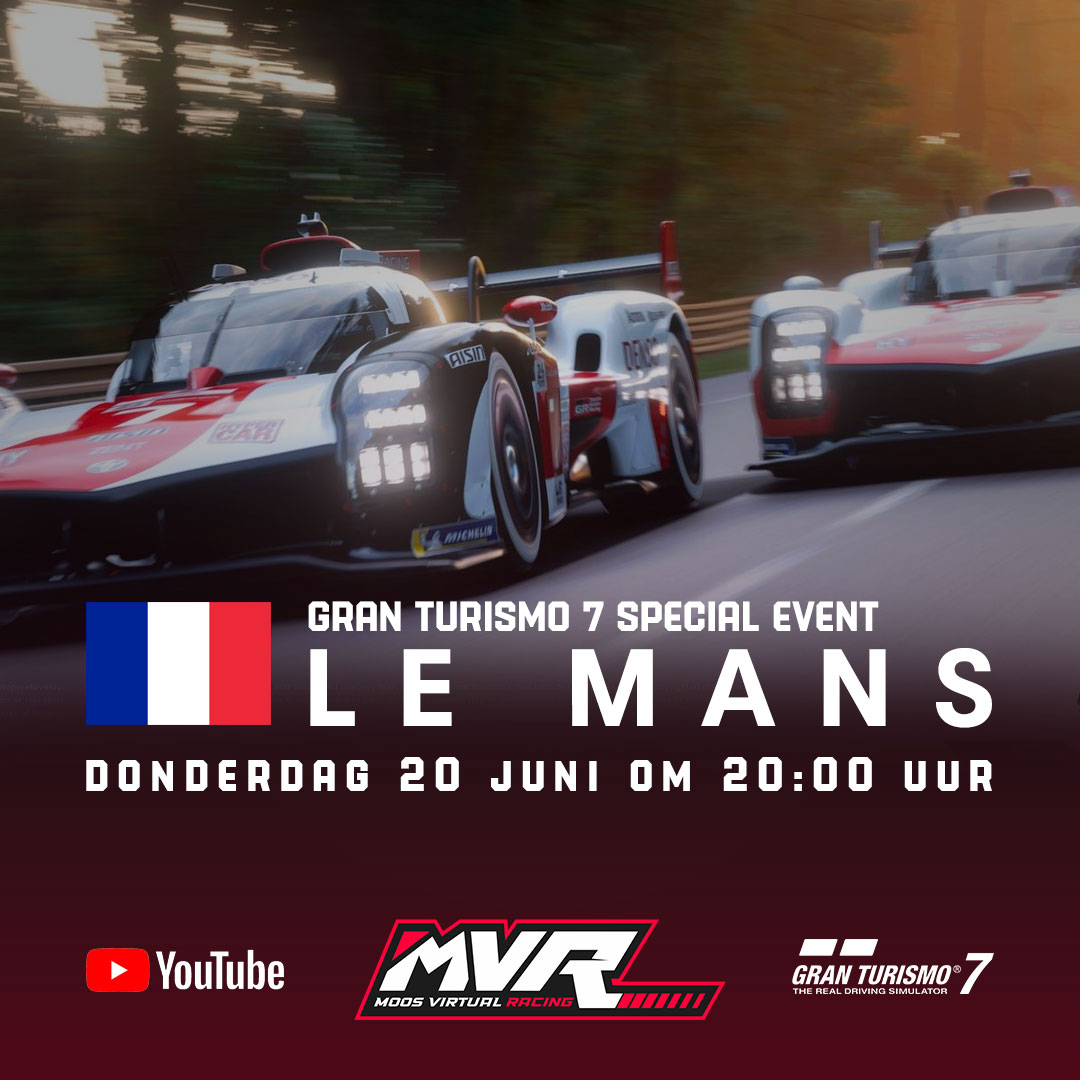 jtmooten's tweet photo. Ter ere van het Le Mans weekend rijden we op donderdag 20 juni een race in Gran Turismo 7 met de Peugeot 908 HDi FAP '10. 

We hebben nog enkele plaatsen beschikbaar, dus meld je snel aan! 🏁

Aanmelden: https://t.co/oexyzQMxyR
Meer info: https://t.co/Ch9GB4KdsU