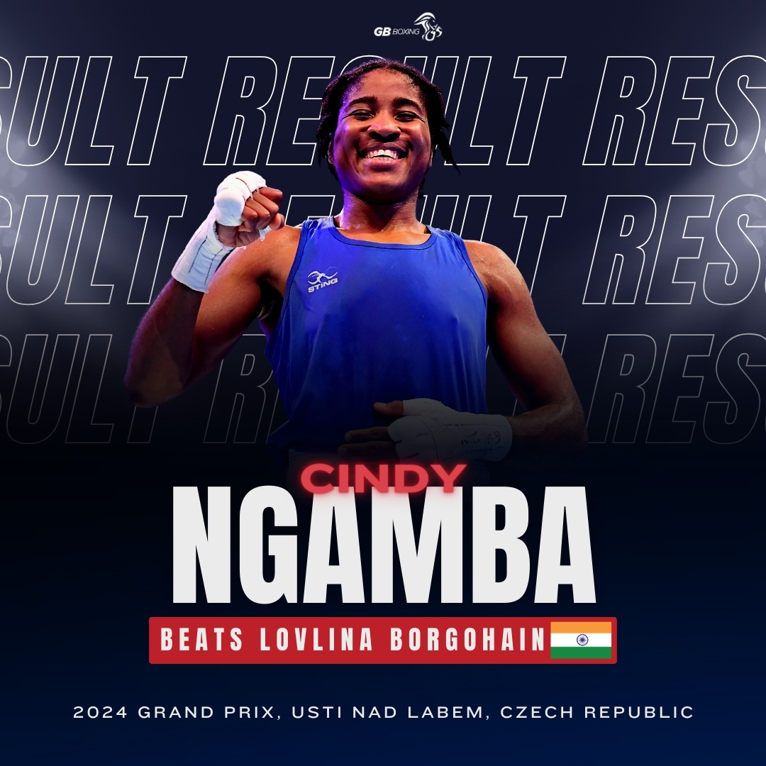 🙌 Cindy earns an impressive victory over India's Lovlina Borgohain.