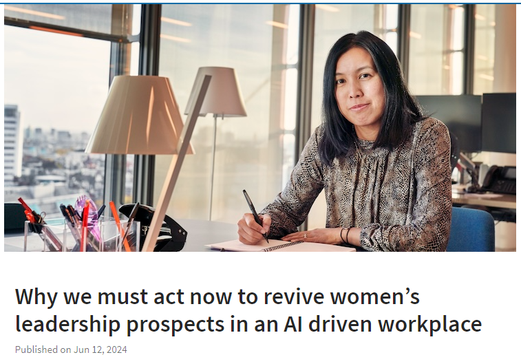 If you see it, you can be it–but that’s hard when you don’t have leaders to look up to.

<a href="/LinkedIn/">LinkedIn</a>’s data in <a href="/wef/">World Economic Forum</a>’s Global Gender Gap Report shows that the number of women leaders are falling, impacting women at all levels in tech. Learn more: lnkd.in/gbWDPTVg