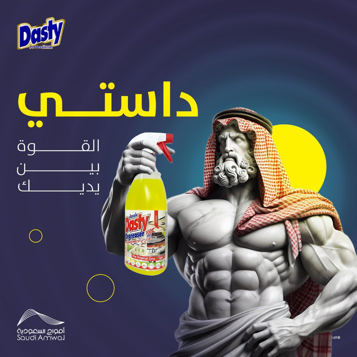 DastySaudi's tweet photo. داستي هو خيارك الأول المضمون في تنظيف الصحون والأسطح. 🫡💛
#القوة #داستي #منظف #الشامل https://t.co/FltNxkRlgX