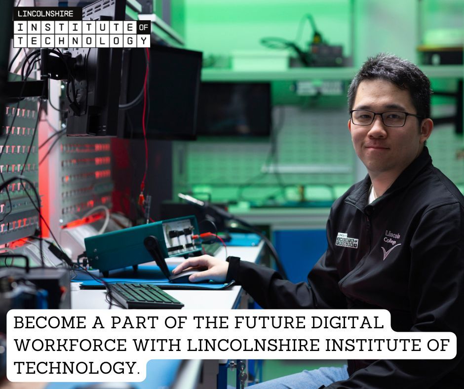 Do you want to be a part of the future digital workforce? 💻

You can study a range of digital qualifications through the #LincolnshireInstituteOfTechnology, including: 

- Digital Marketing 
- IT Solutions Technician 
- Cyber Security 

Find out more: buff.ly/3RmXDbV