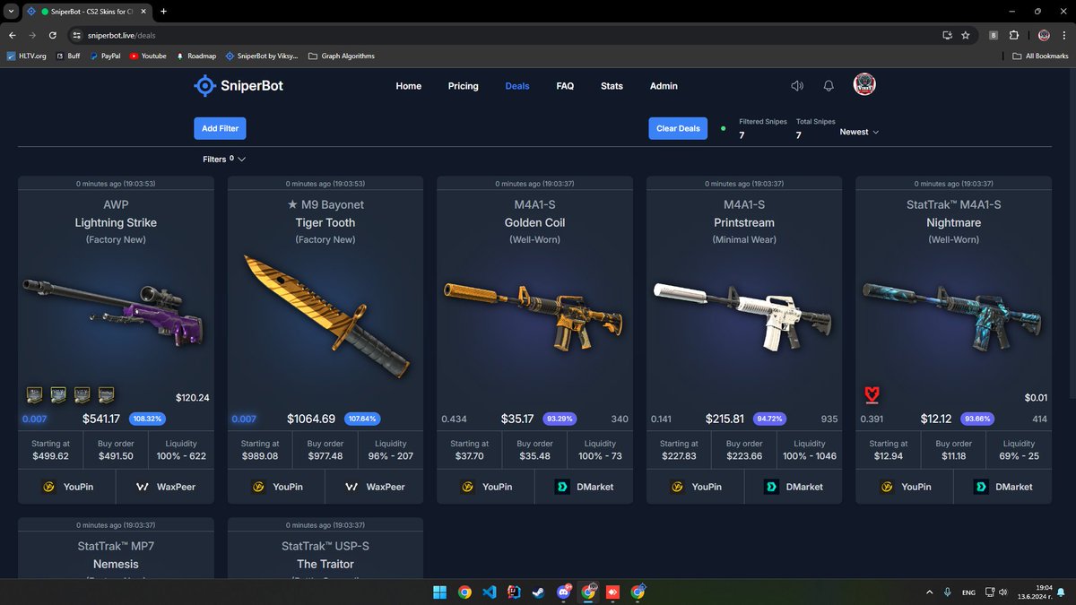 SniperBot tweet media