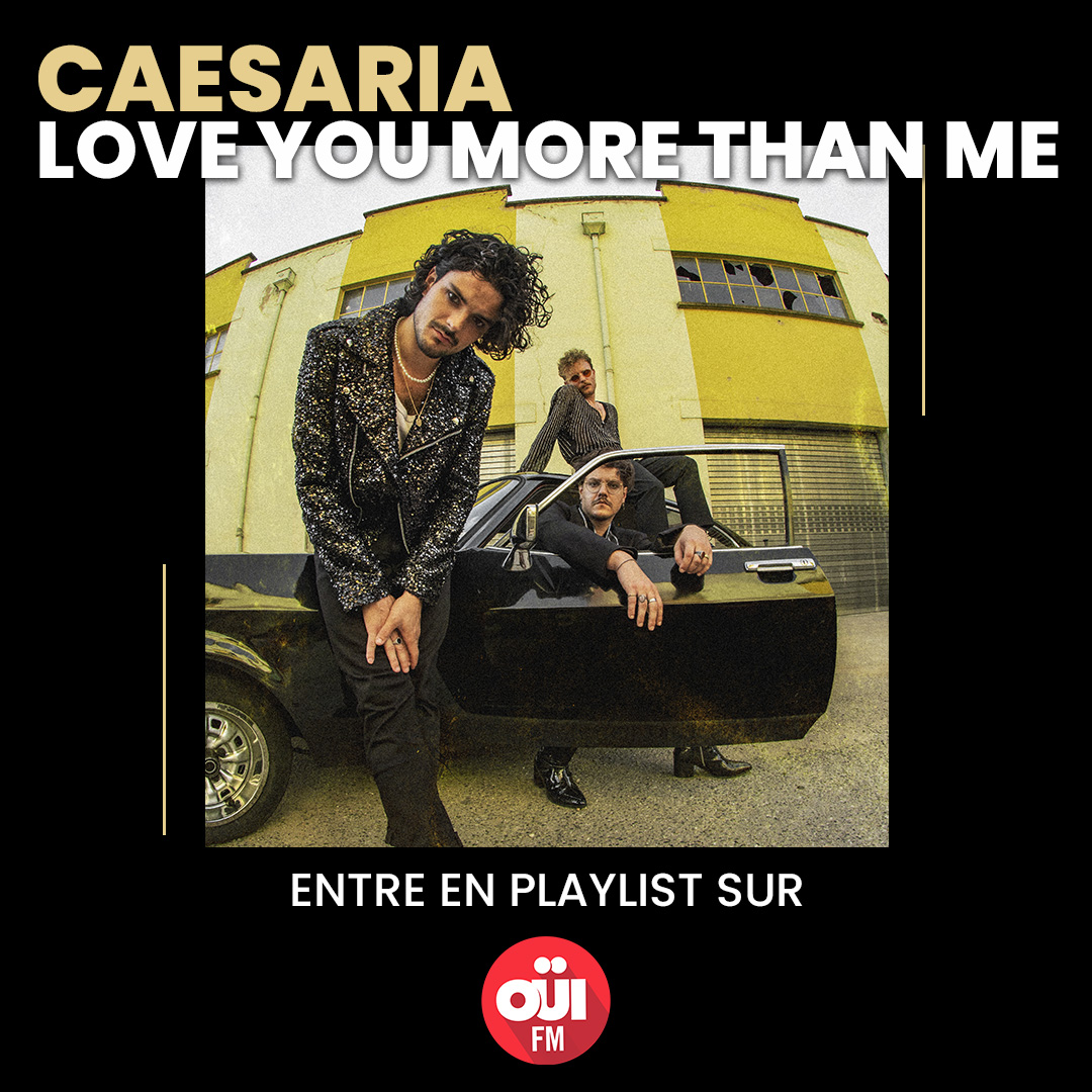 « Love You More Than Me » du groupe @WEARECAESARIA  entre en playlist sur <a href="/ouifm/">OUI FM</a>  ! 💛