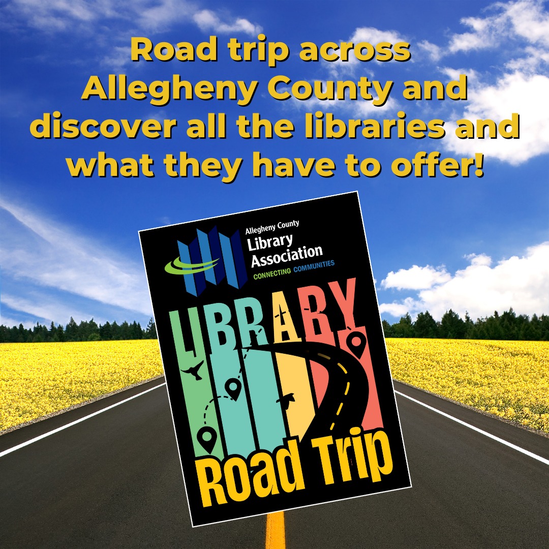 jeffhillslib's tweet photo. Plan a summer road trip right here in Allegheny County! Pick up a passport at the library and explore different libraries across the county to win prizes.

Learn more at https://t.co/tbpuDOOsp2 https://t.co/kj9HRrqGBC