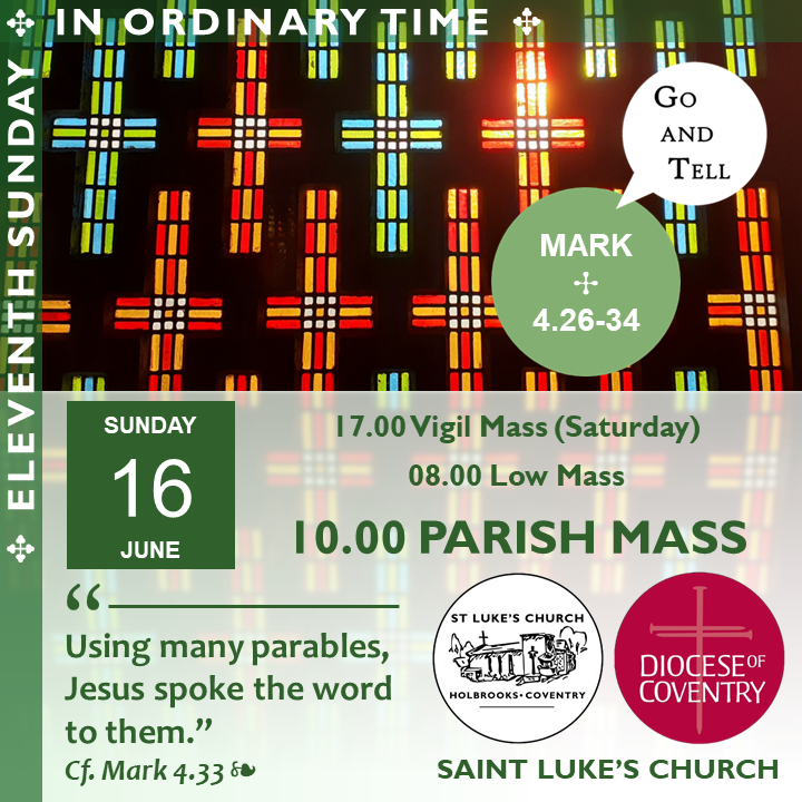 holbrookschurch's tweet photo. Sunday, 16th June and the week ahead @holbrookschurch. The Sunday Mass readings are available at https://t.co/p1hr6LG3Kd, and this week's newsletter can be downloaded at https://t.co/ZP3lvvZmZS. All are most welcome. https://t.co/aX57ilTGn2