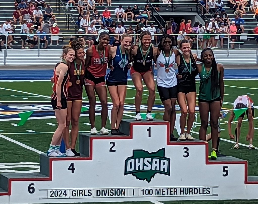 RossTrack's tweet photo. Congratulations to @myahboze for placing 6th in the 100 Hurdles. 300 Hurdles still to go! https://t.co/tsAzbbIXac