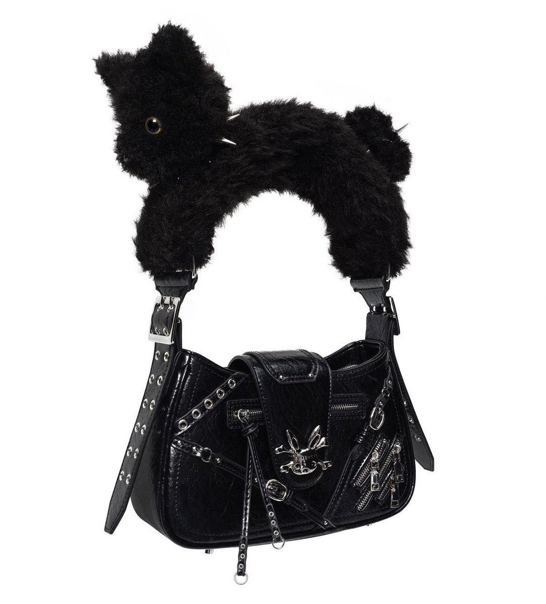 CFIERCE 24SS "Fleecy cat handbag"