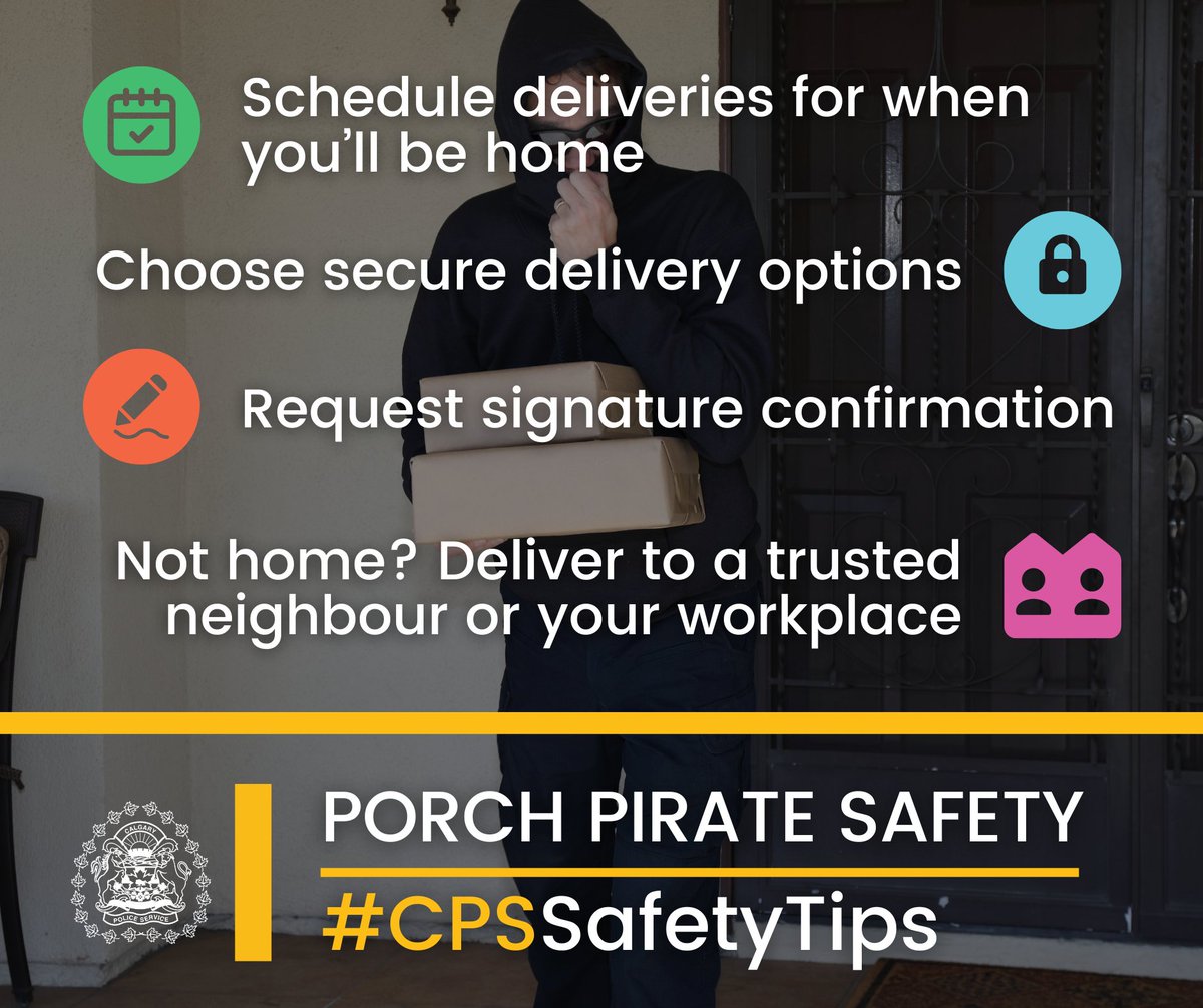 📦 Protect your packages from porch pirates! Follow these tips to safeguard your parcels. #CPSSafetyTips #SummerSafety