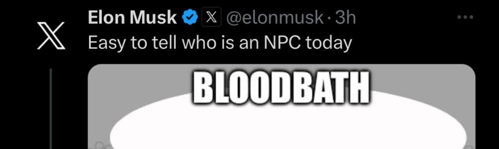 0x_gm's tweet photo. Elon moves markets. Another $NPC Elon tweet, another ATH?

He could do with $NPC what he did with $PEPE Seems like his focus is shifting.

$PEPE $6b MC
$NPC $80m MC https://t.co/4YxlpzDkdE