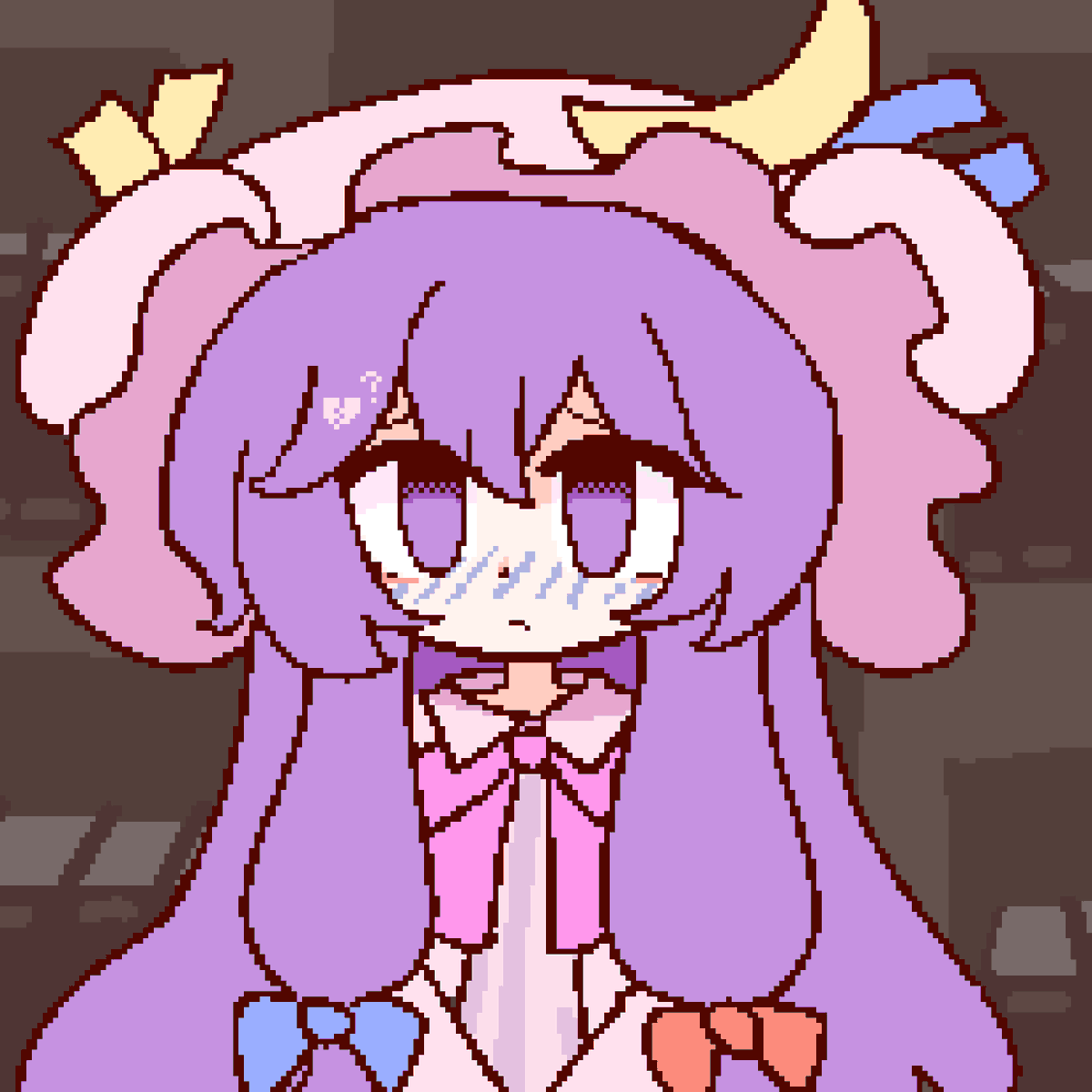 Pixel art de Patchouli Knowledge 😄 #touhou #東方Project