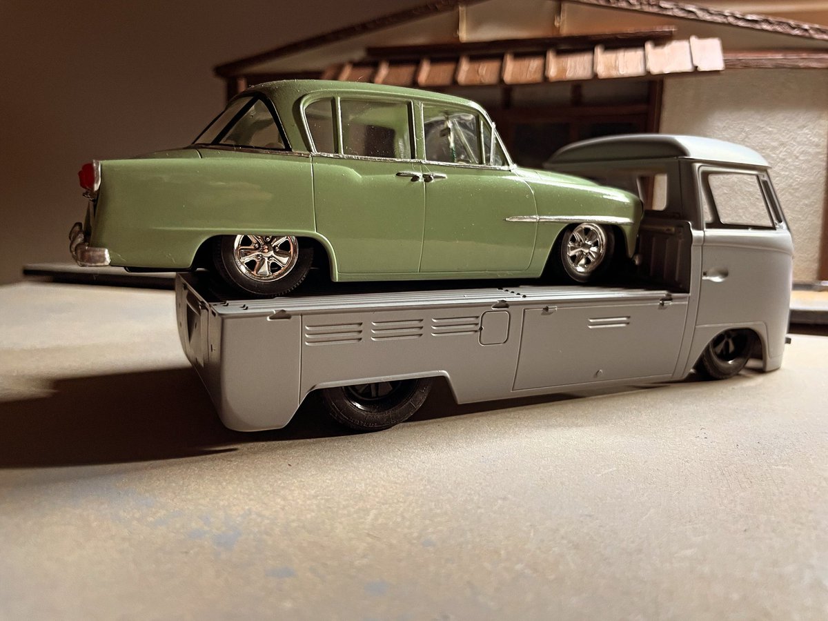 WomanLove19's tweet image. サフェイサー吹いたけど中々製作が進まない
1967 PIC-UP TRUCK
#vwtype2
#ワーゲンピックアップ
#トヨペットクラウン