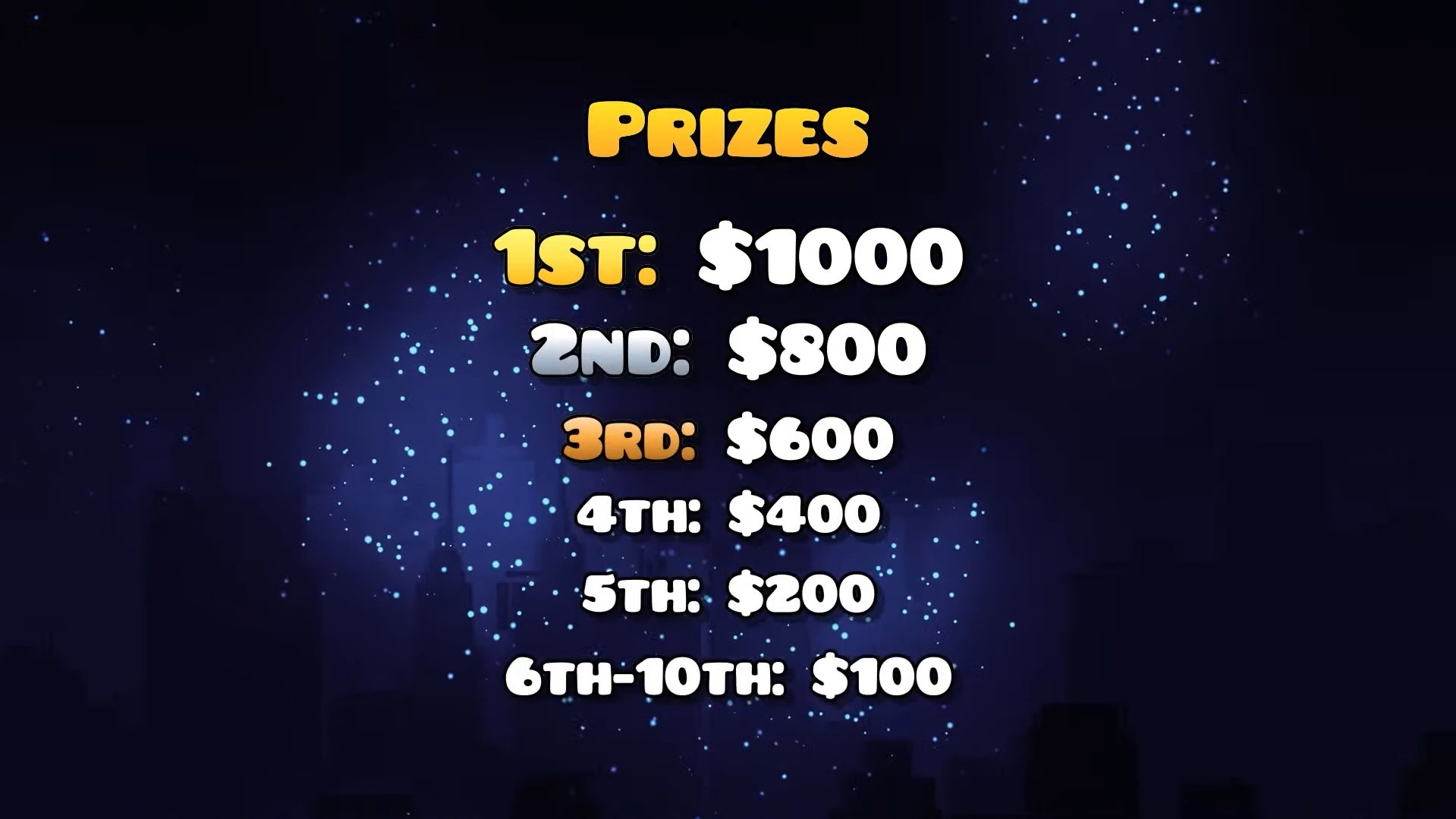Prizes