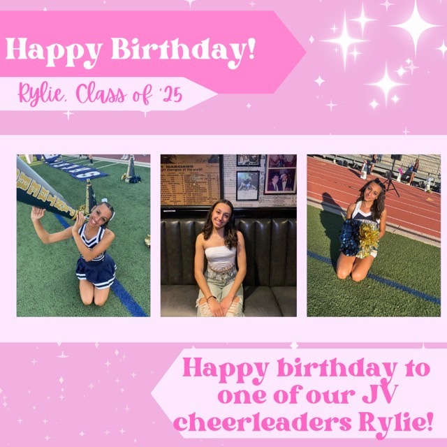 Happy Birthday to JV cheerleader Rylie!! She has been a part of ASTA all of high school and has raised lambs in the ag program. She is going to be a senior this upcoming year, and we are wishing her the happiest of birthdays ever!!