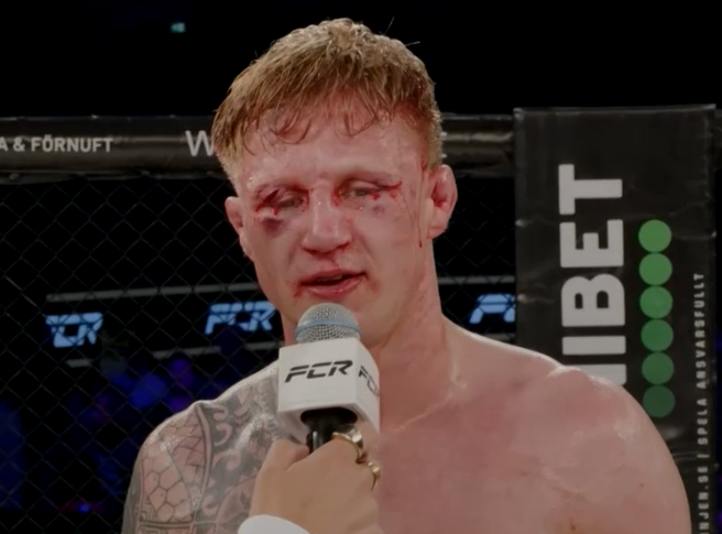 uvray_deceased's tweet photo. That was a phenomenal whole card of fights. Salute to all involved, I really enjoyed the whole event on @UFCFightpass.
#FCR20 #FightClubRush20 #UFCFightPass
"It was the fight I wanted but. . . whew, now I wish I didn't."
- Tobias Harila. (tough fight but great W for him). https://t.co/TcA8wnmBoW