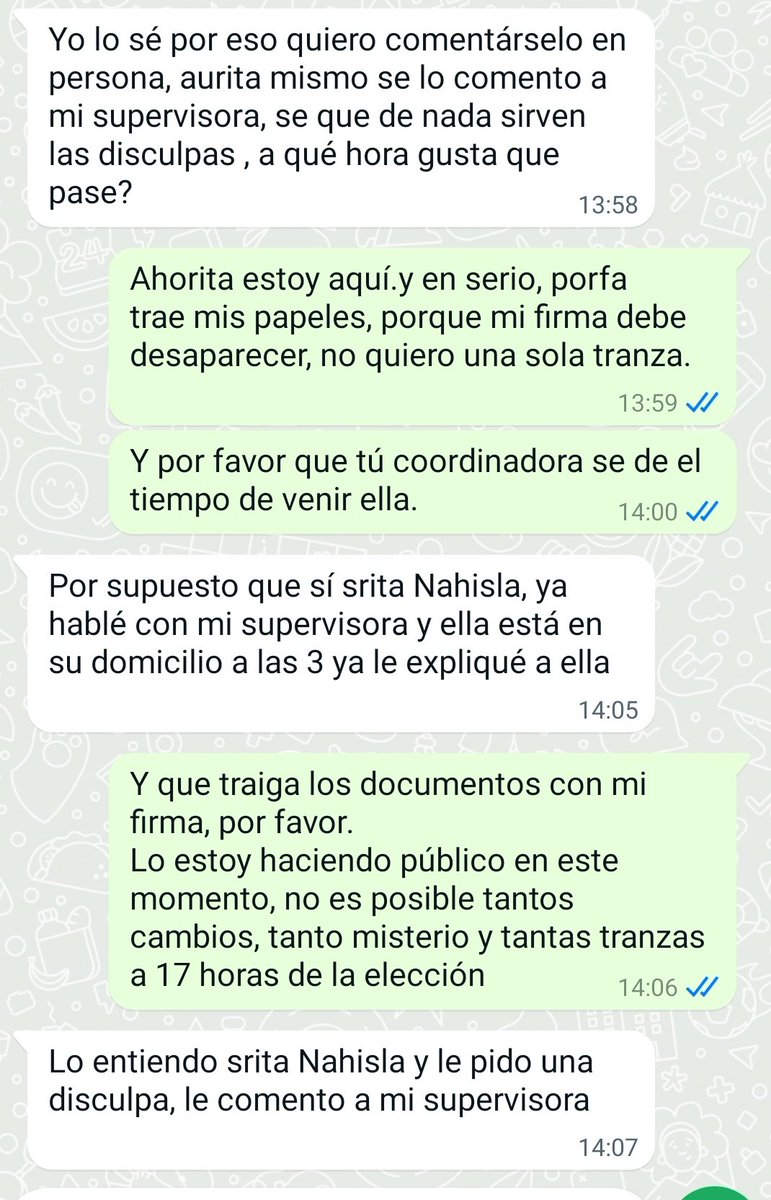 Nahisla's tweet photo. Me piden mi casa, me hacen firmar un block de papeles, y 17 horas antes Y PORQUE YO LOS BUSCO que siempre ya no, porque hubo cambios.
Esto huele a tranza @FEPADE_CDMX
Es una alcaldía panista, con un gobierno morenista. 
Tantos cambios, casualmente HORAS antes? 
🔴TACHE, ASÍ NO🔴 https://t.co/Xr1uYgOwkK