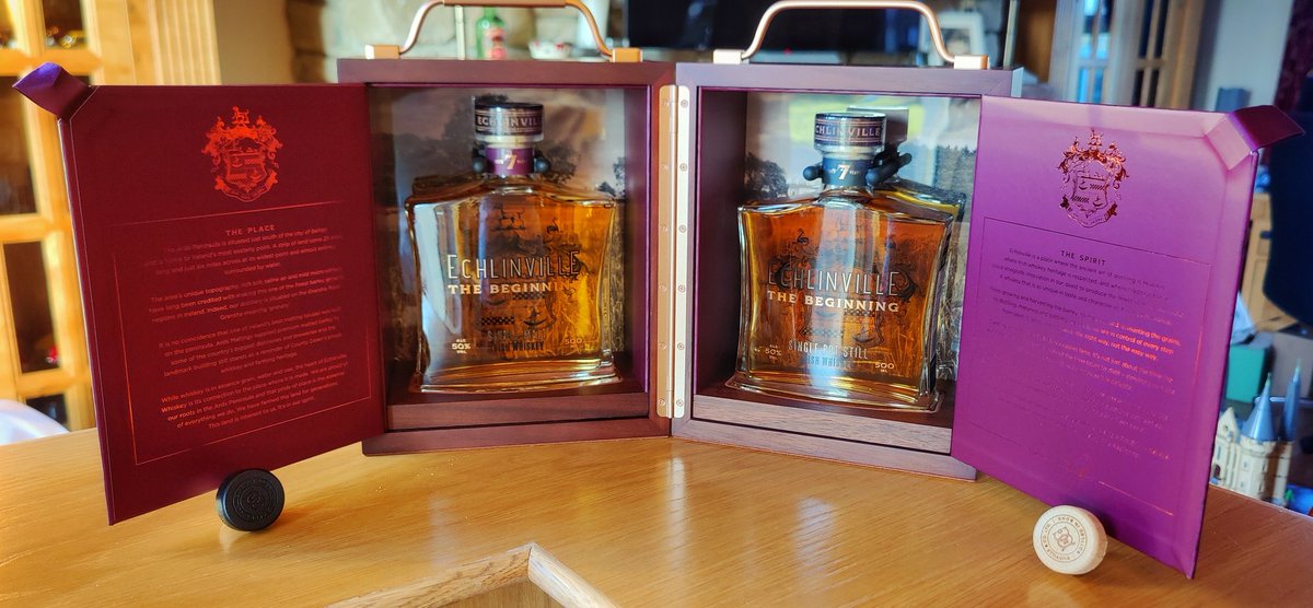 Congratulations to the whole team at <a href="/Echlinville/">Echlinville</a> on their first release of their Single Malt and Single Pot Still ! #GrainToGlass #TheBeginning