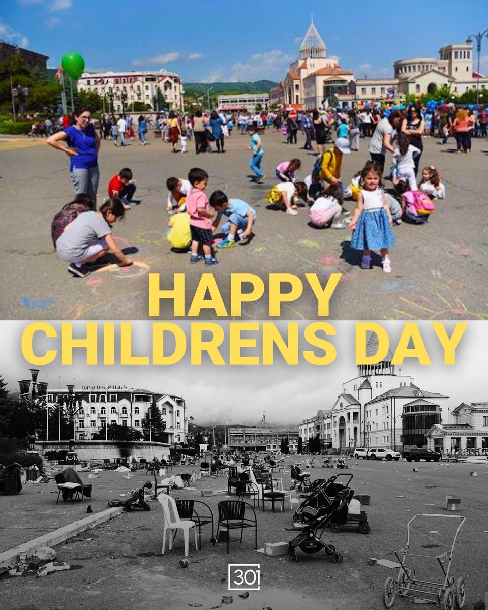 While children around the world are celebrated and protected. This year, the children from Artsakh will spend it displaced from their homes. #childrensday