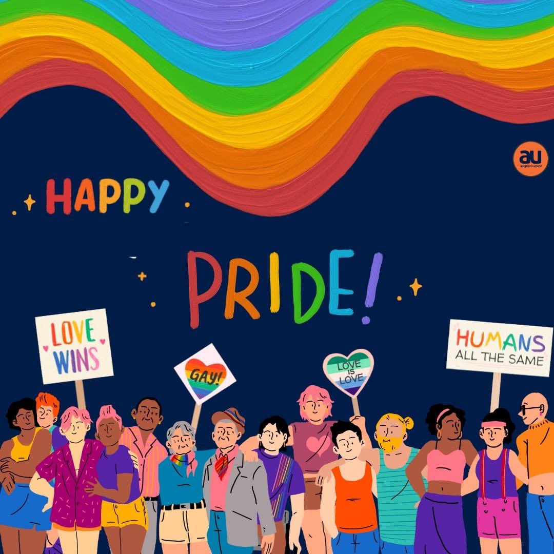 Happy Pride! We're standing with our LGBTQIA+ Adoptees, especially those in the Trans community, who are again facing numerous attacks through state policies .
Adoptees United is committed to driving change. #HappyPride #Pride2024 #AdopteeVoices #AdopteeTwitter 🌈