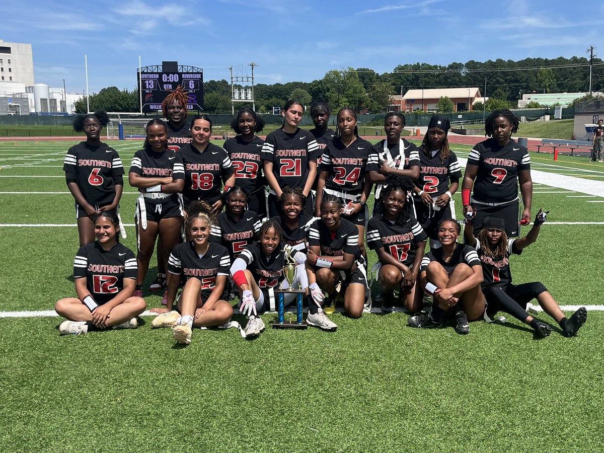 Congratulations to the Ladies of Southern High School for winning the 2024 DPS Women’s Flag Football Championship #WeAreDPS #DPSGirlsFlag