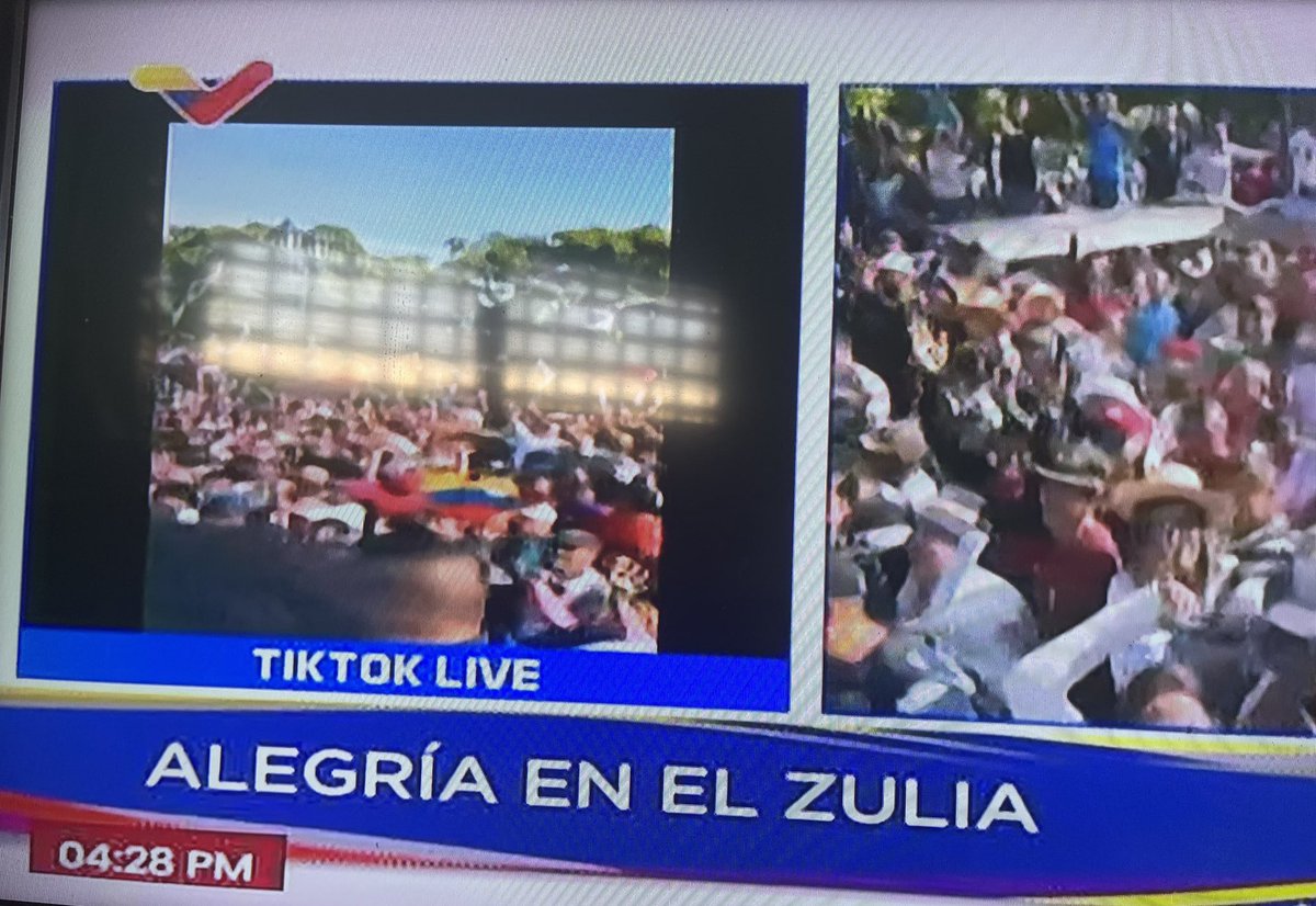 SINTONICEN VTV : MADURO en el ZULIA , MARACAIBO . Vivaaaas Maduro