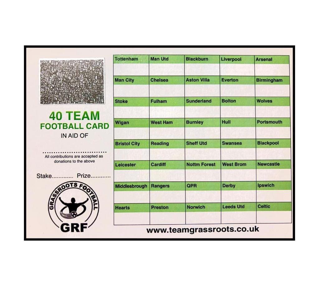 🗣️Who needs Fundraising Cards? ▪️5 for 50p ▪️10 for £1 ▪️25 for £2.50 ▪️50 for £5 ▪️100 for £10 Available HERE ⤵️ teamgrassroots.co.uk/product/fundra…