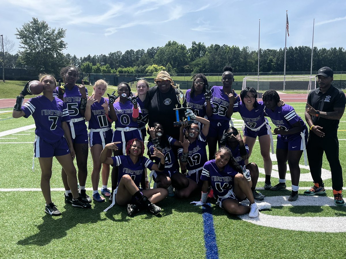 Congratulations to the Ladies of Riverside for making the 2024 DPS Women’s Flag Football Championship Game! #dpsgirlsflag