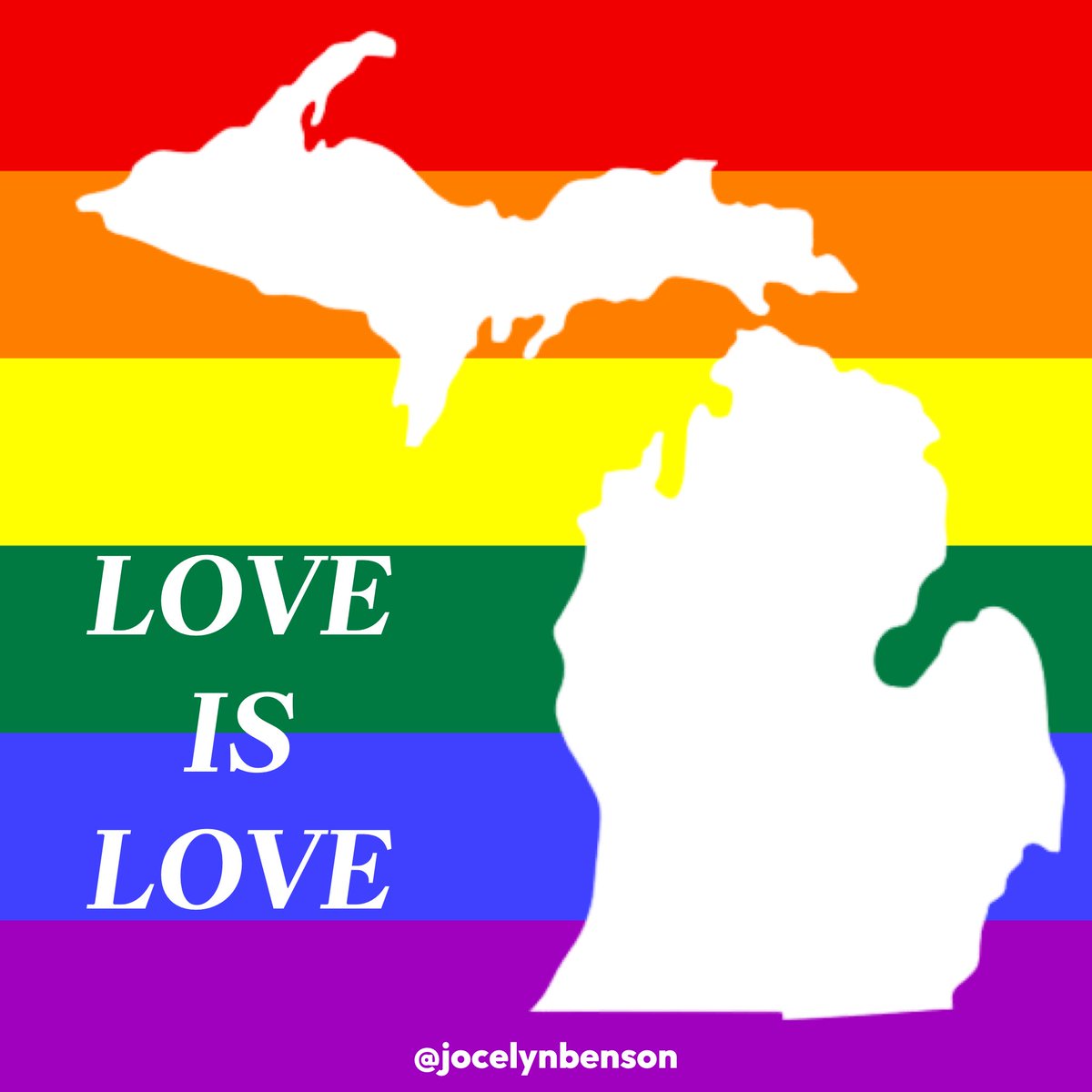 Today marks the first day of Pride Month! Let’s celebrate the LGBTQI+ community, the strides we have made in creating an inclusive Michigan, while committing to the fight for true equality everywhere. Love is love! 🏳️‍🌈 #pridemonth