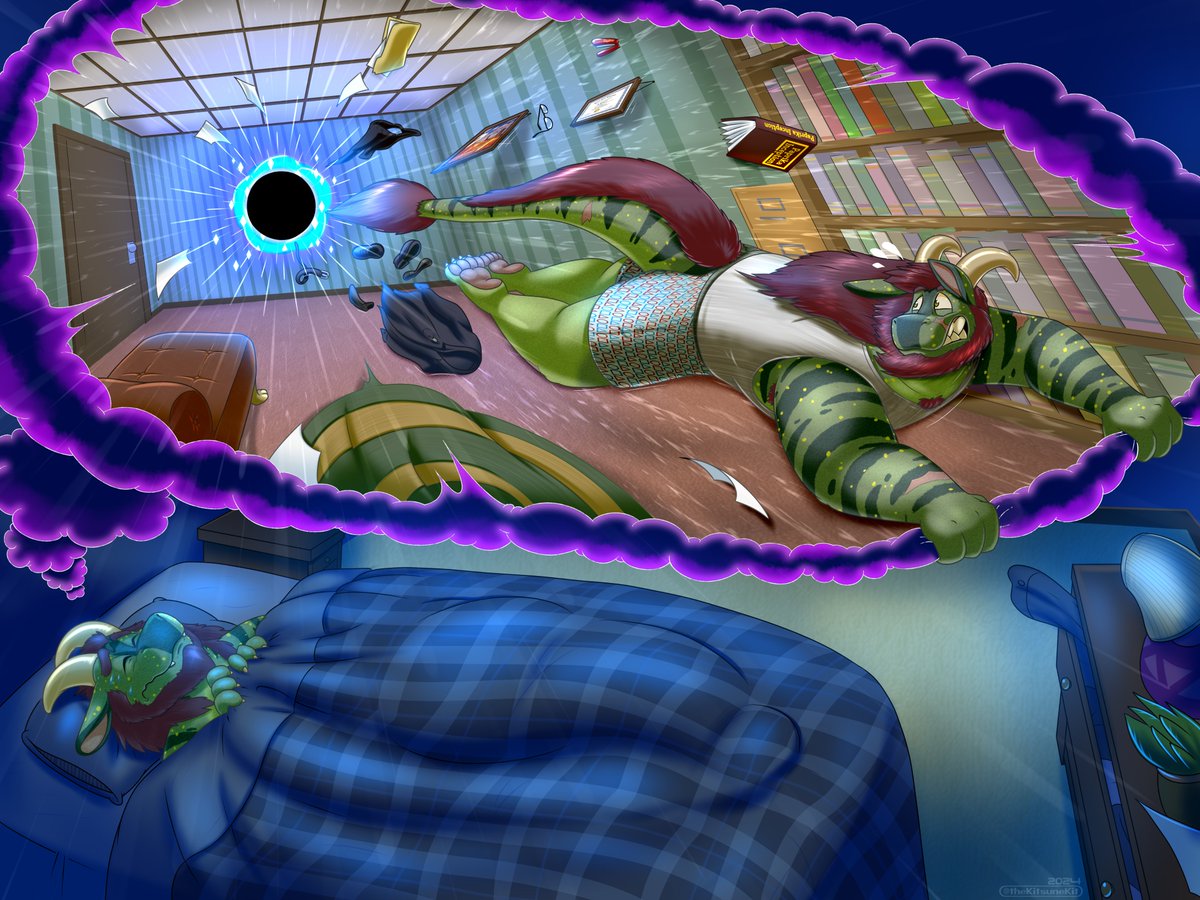 Nathaniel's Nightmare
Nightmares can really suck some times!
🐲💭🕳
FA: Bearilla75