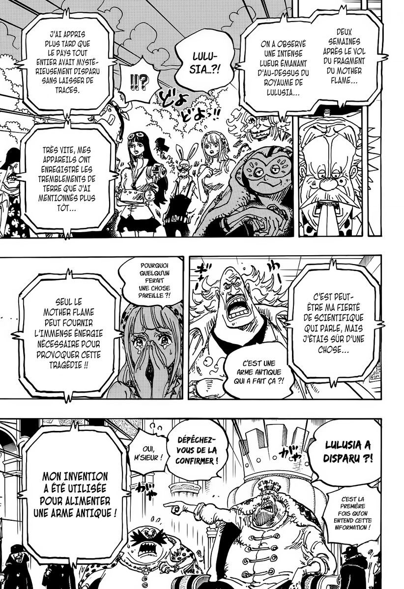 MasterCrocodill's tweet photo. #ONEPIECE1116 Bon le chapitre est cool, mais c'est dommage que Oda tourne autant autour du pot, on a eu quelques infos croustillantes notamment par rapport à mother flame et au fait que le GM a surement une arme antique mais à part ça je reste un peu sur ma faim... https://t.co/69LHd1ExZg