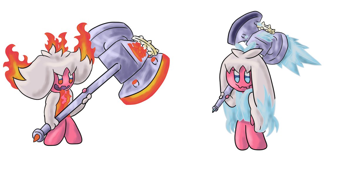 I made regional variants for a space region for the Tinkatink line #rejunealmagik