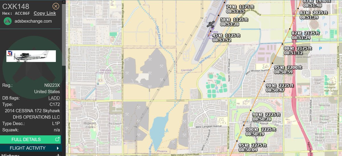 MarkChagalt's tweet photo. @FAANews No $ 2 KGEU @GlendaleAZ. Admin/pilots target Villa de Paz w/ loud buzzing. Homeowners can't enjoy their patios or homes from before 5am.
@CityofPhoenixAZ If a neighbor disrupted others, they would get fined. @PHXDistrict5 Why is this still an issue to voters?
#azcentral
#crimes https://t.co/9x8whcNk0S