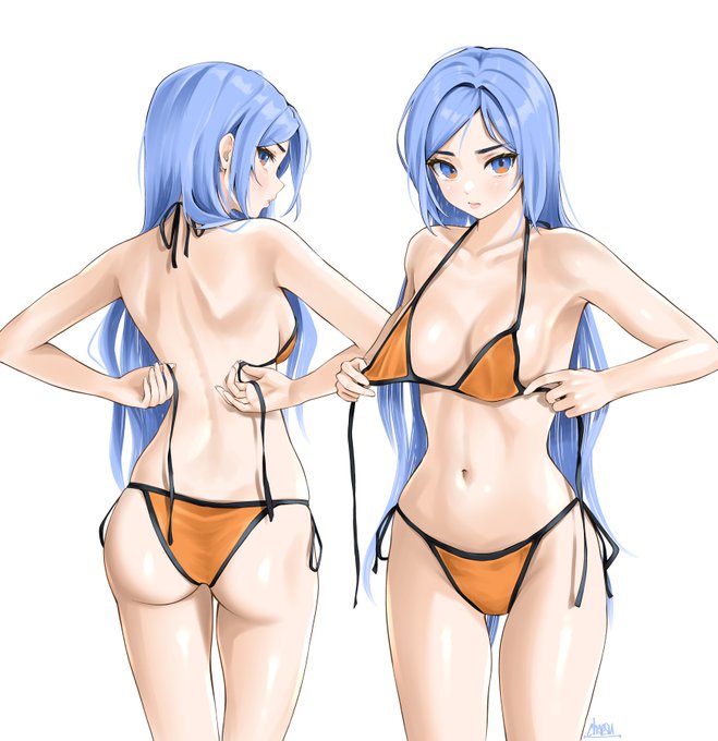 「orange bikini」 illustration images(Latest)