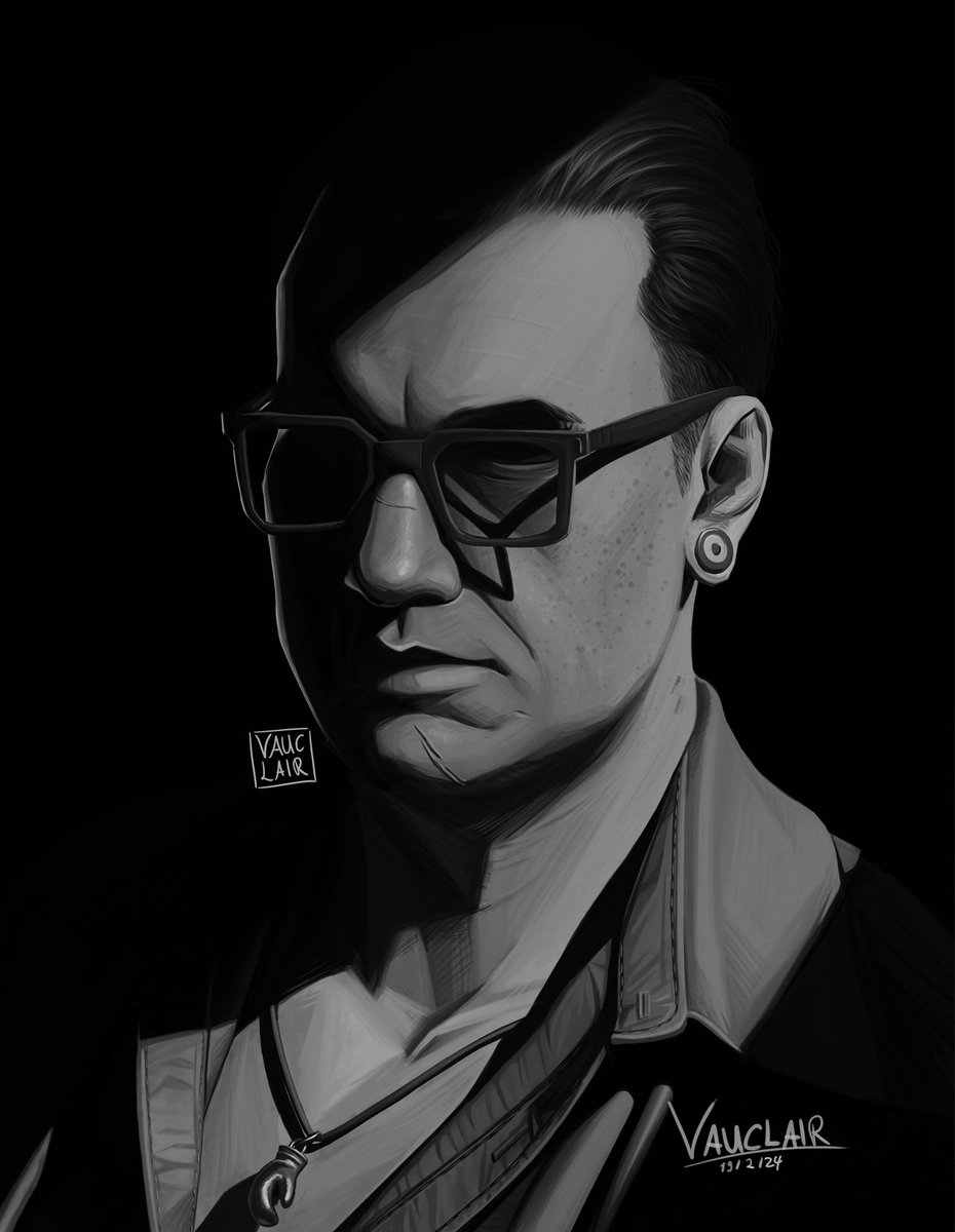 Portrait 6/30 - Viktor Vektor (#Cyberpunk2077)