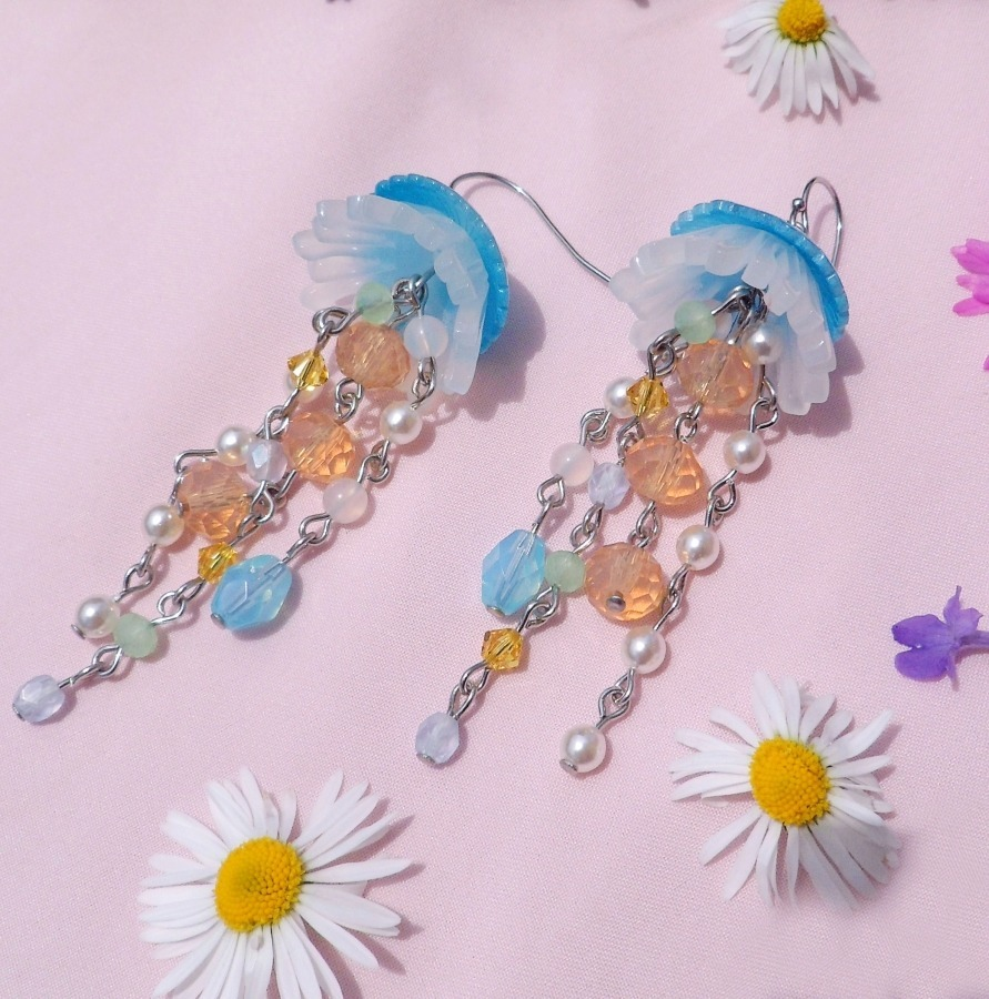 shoplalisa's tweet photo. The jellyfish earrings are currently 30%! The sale will end in 48 hours 🪼💜 https://t.co/co8QE1xO2T